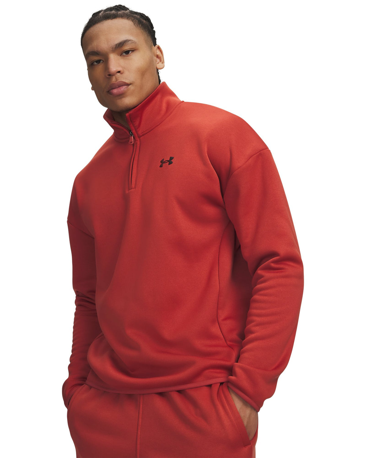 Armour Fleece® Men's ¼ Zip - Red