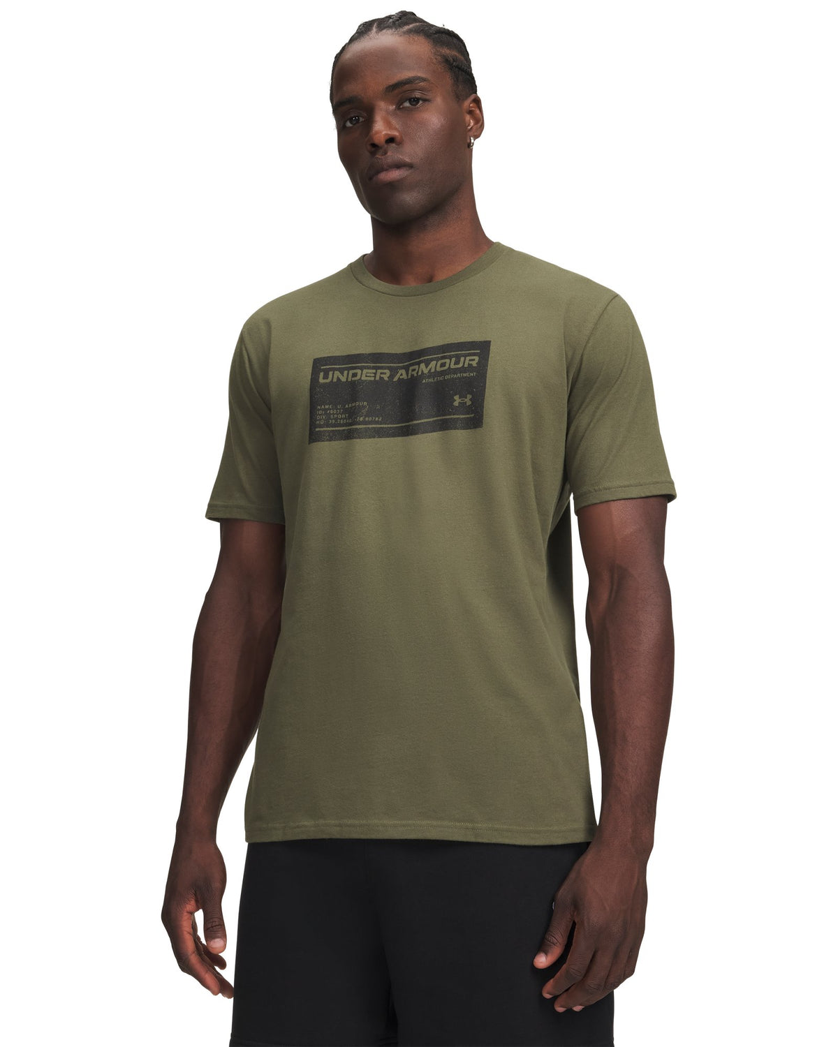 UA Box Wordmark Label Men's Short Sleeve - Green