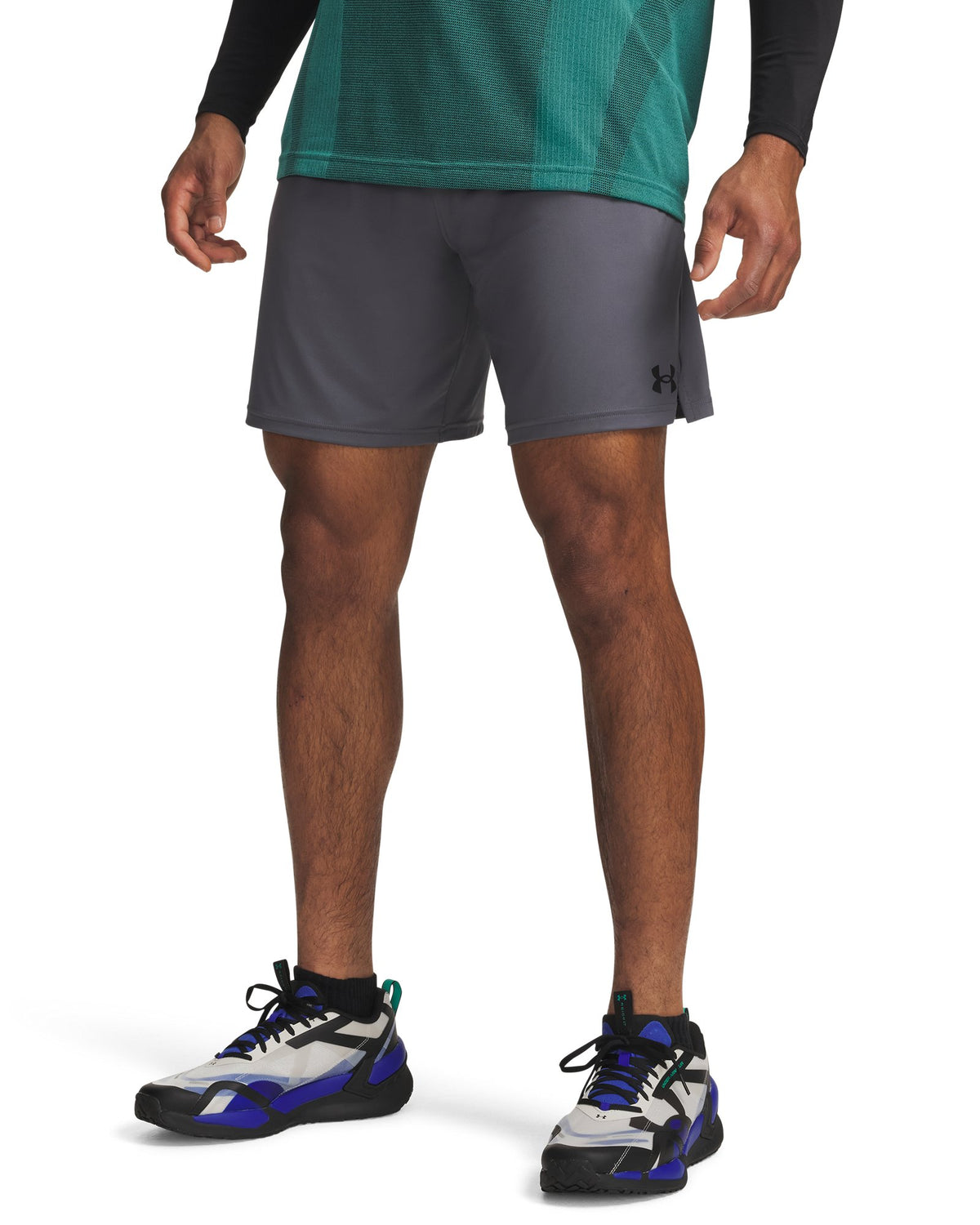 UA Vanish Knit Men's 8" Shorts - Gray