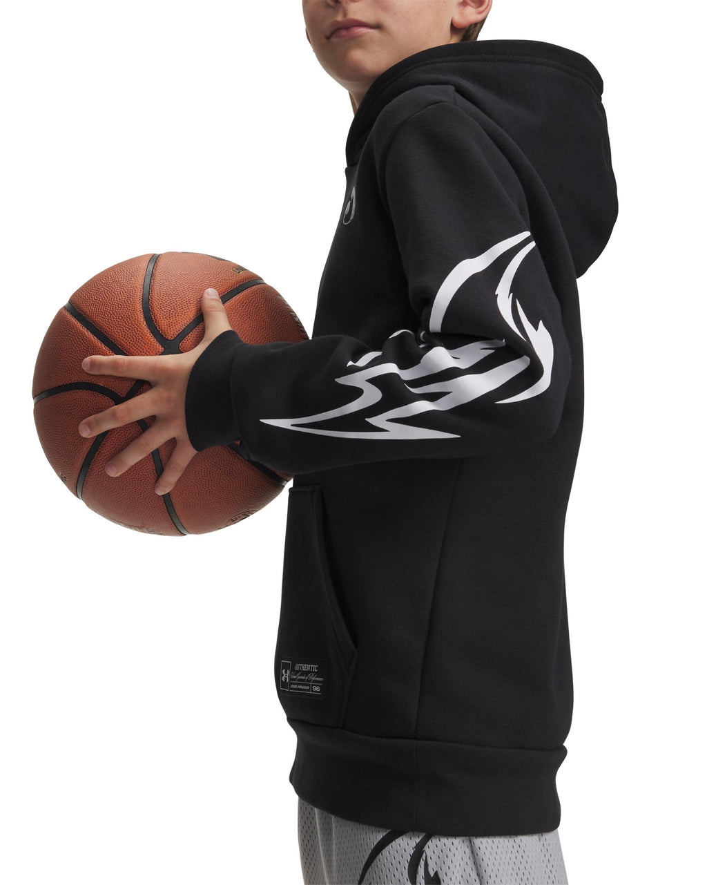 UA D. Fox x Sharpie Boys' Hoodie - Black