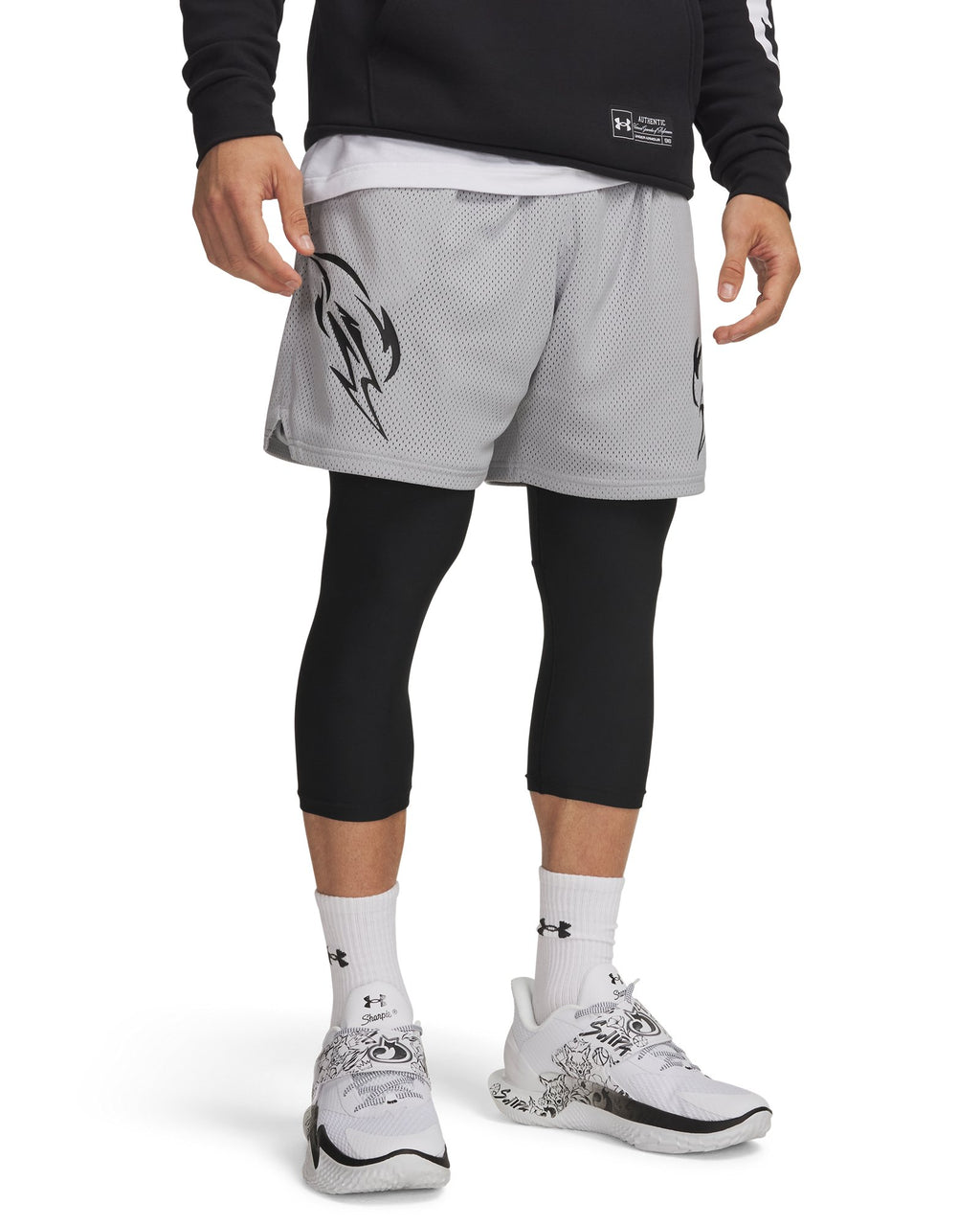 UA D. Fox x Sharpie Men's Shorts - Gray