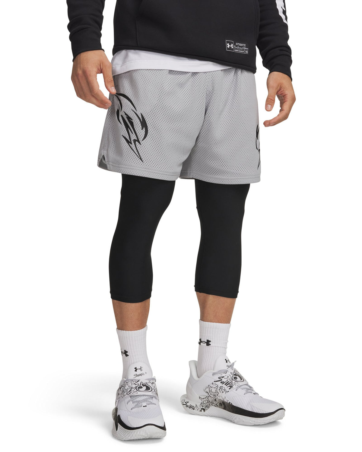 UA D. Fox x Sharpie Men's Shorts - Gray