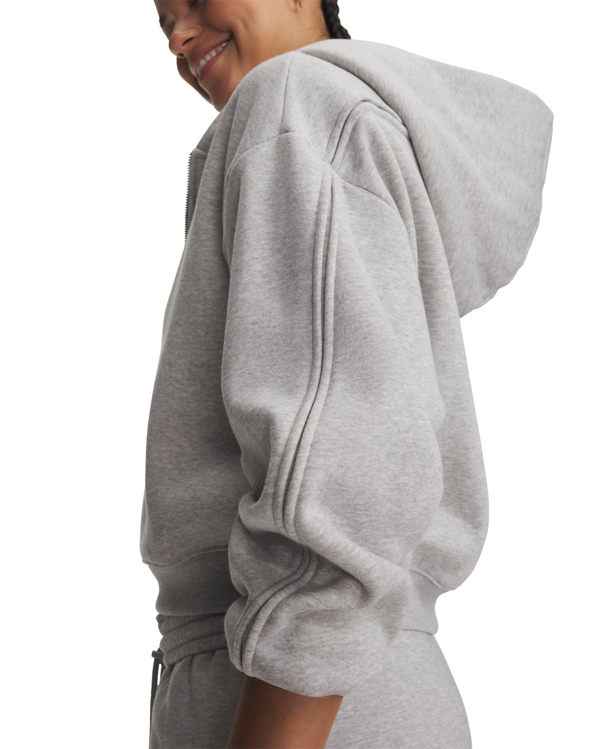 UA Icon Sama Fleece Women's Full Zip - Black