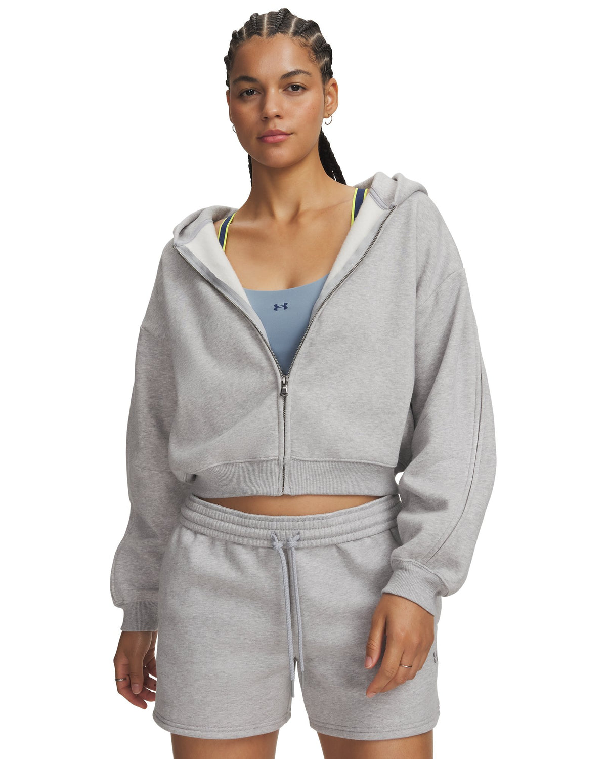 UA Icon Sama Fleece Women's Full Zip - Black