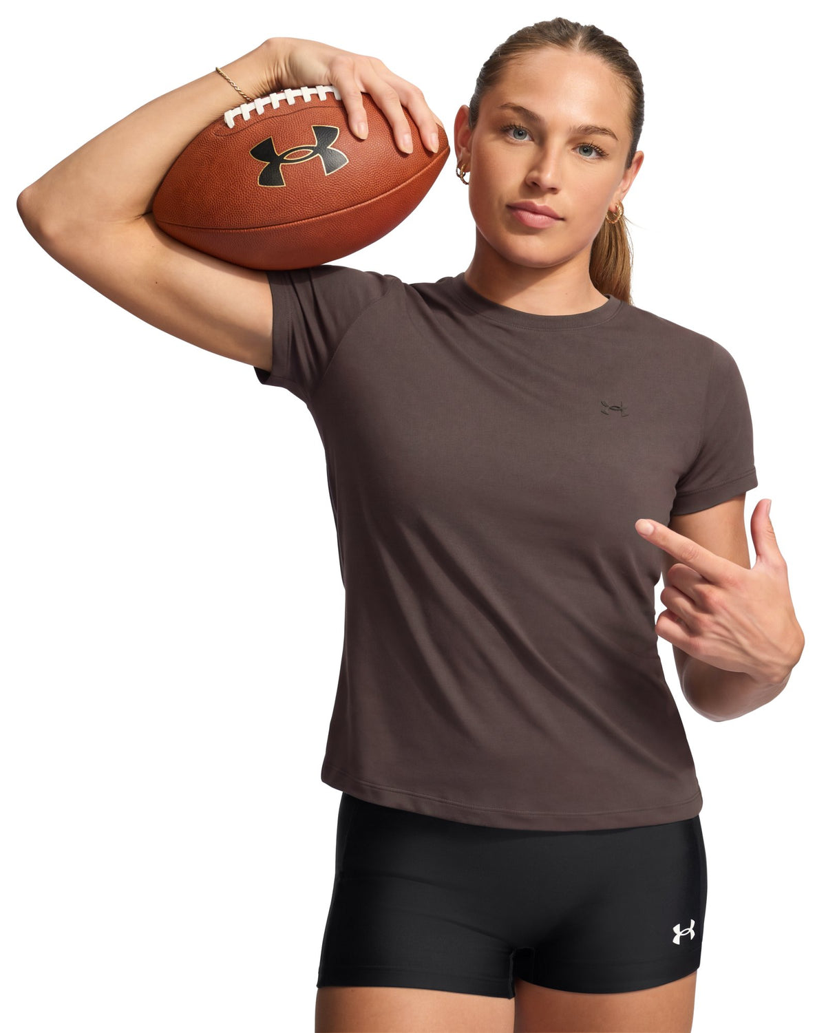 The Bouncy Tee Women's Short Sleeve - Brown