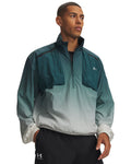 UA Unstoppable Woven Gradient Men's ½ Zip - Green