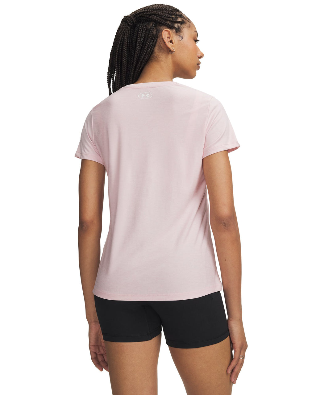 UA Tech™ Twist Floral Graphic Women's Short Sleeve - Pink