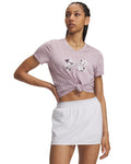UA Tech™ Twist Floral Graphic Women's Short Sleeve - Pink