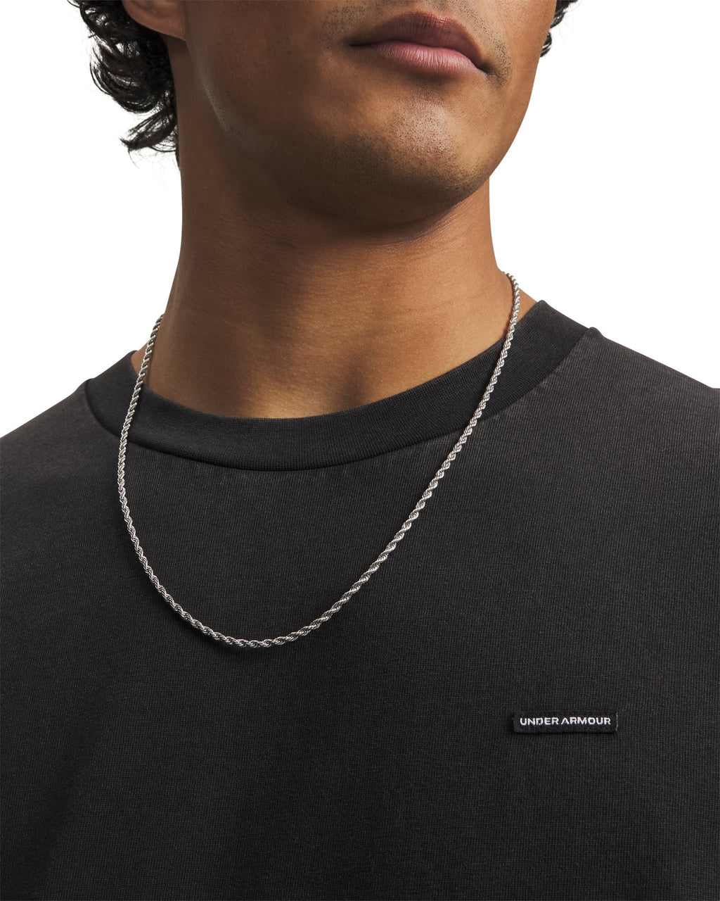 UA Heavyweight Wash Men's Oversized Long Sleeve - Black