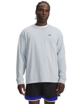 UA Heavyweight Wash Men's Oversized Long Sleeve - Gray