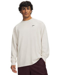 UA Heavyweight Wash Men's Oversized Long Sleeve - White