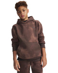 UA Icon Fleece Washed Boys' Hoodie - Brown