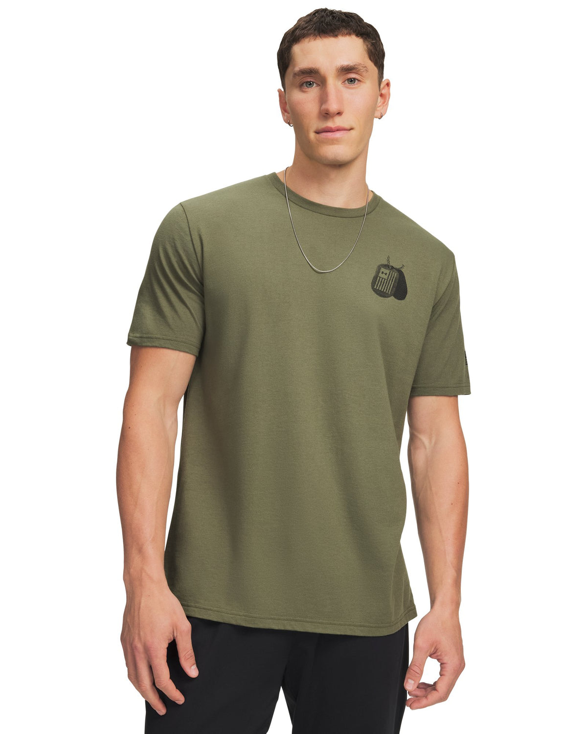 UA Zero Hour Graphic Men's Short Sleeve - Green