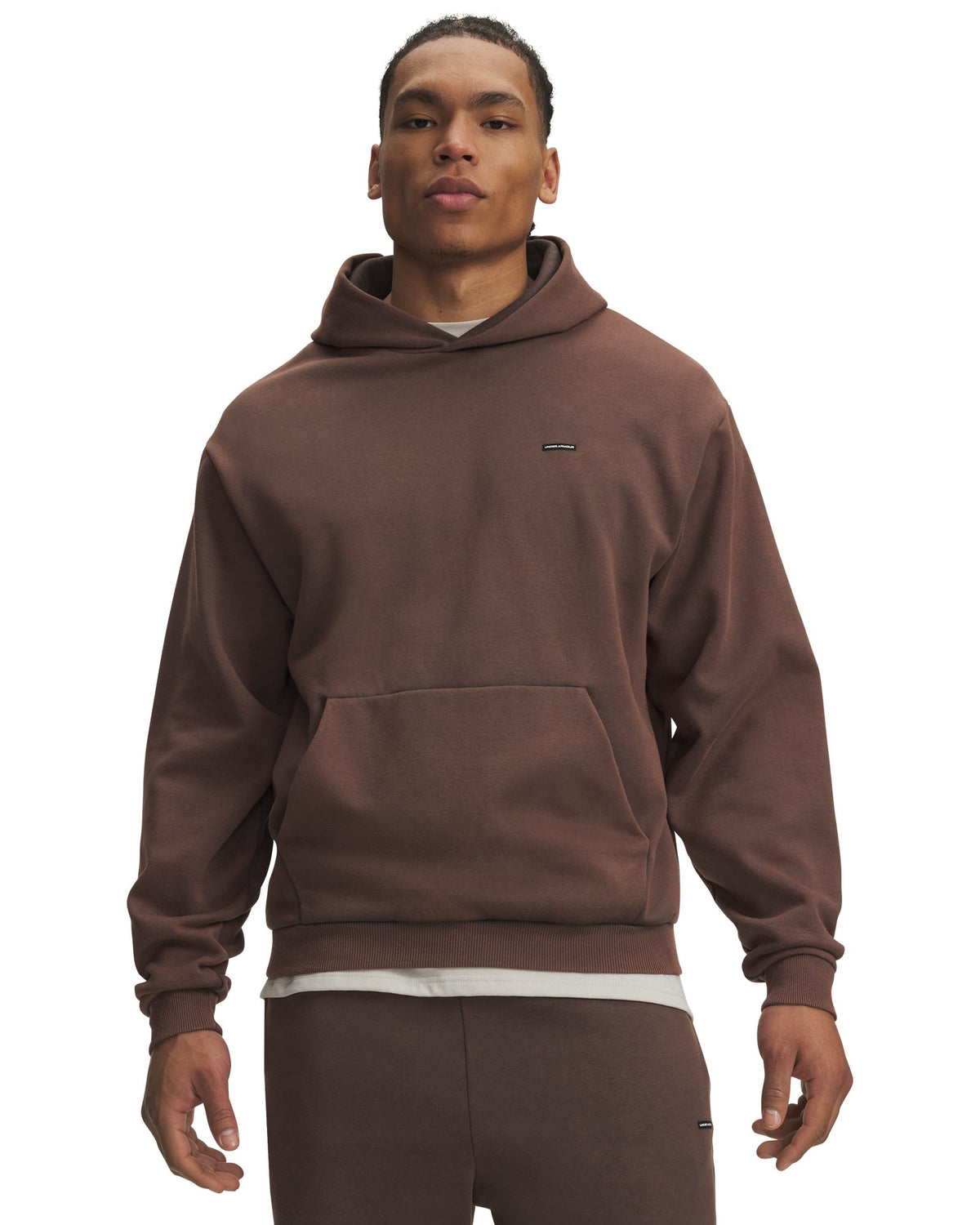 UA Icon Vintage Fleece Men's Hoodie - Brown
