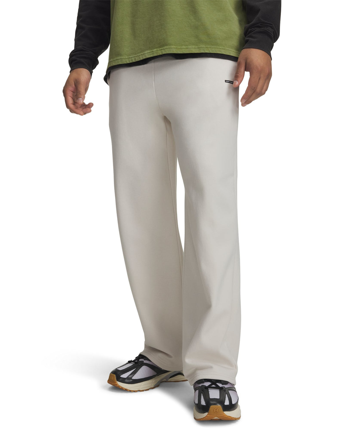 UA Icon Fleece Wash Men's Pants - White