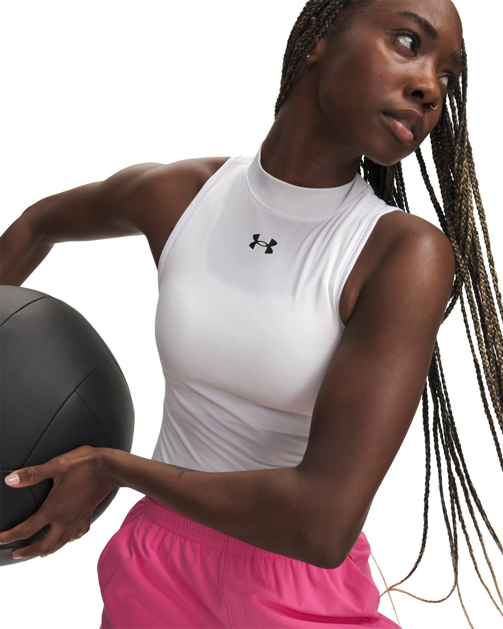 HeatGear® Mock Women's Sleeveless - Black