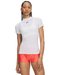 HeatGear® Mock Women's Short Sleeve - White