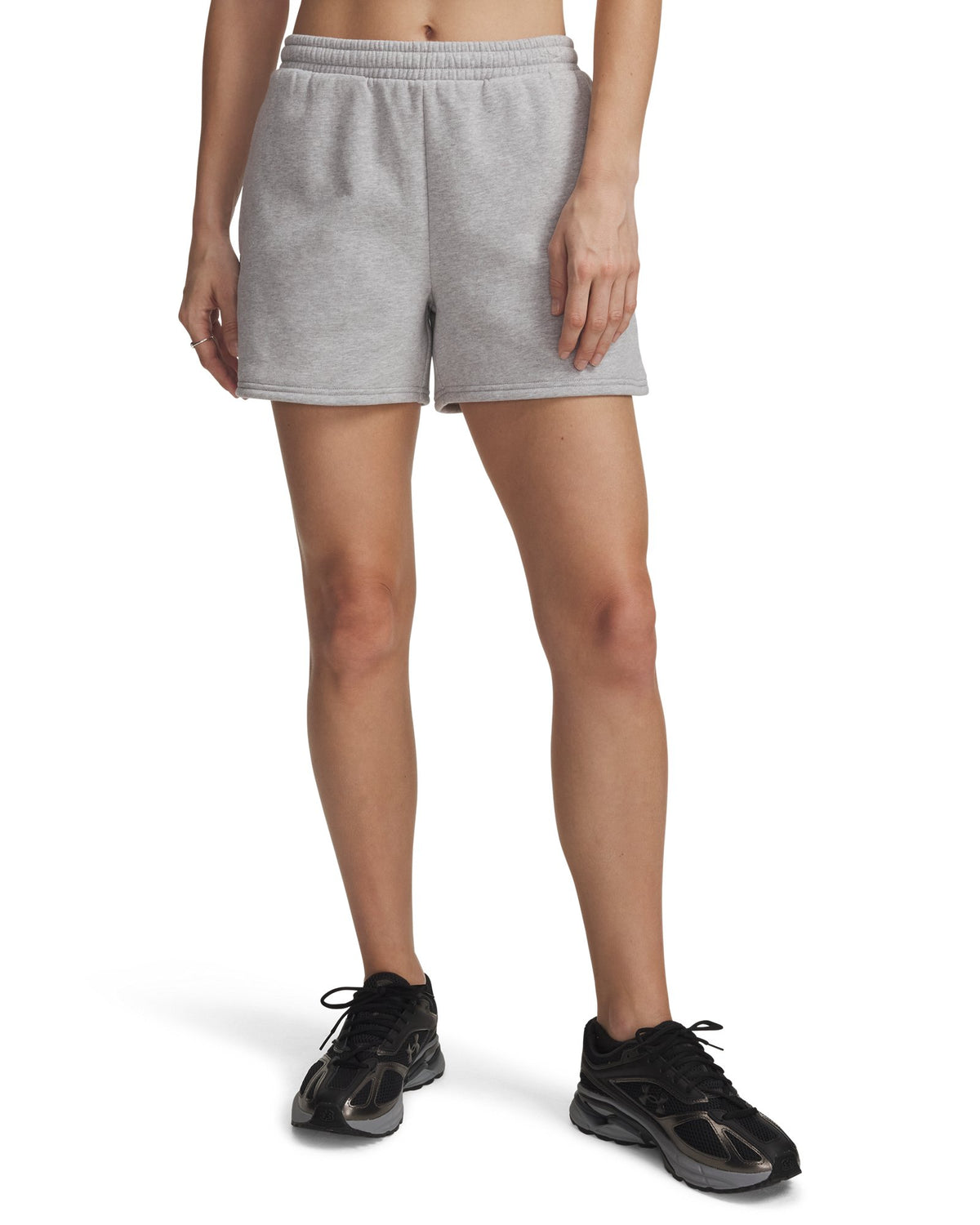 UA Icon Fleece Women's Shorts - Gray