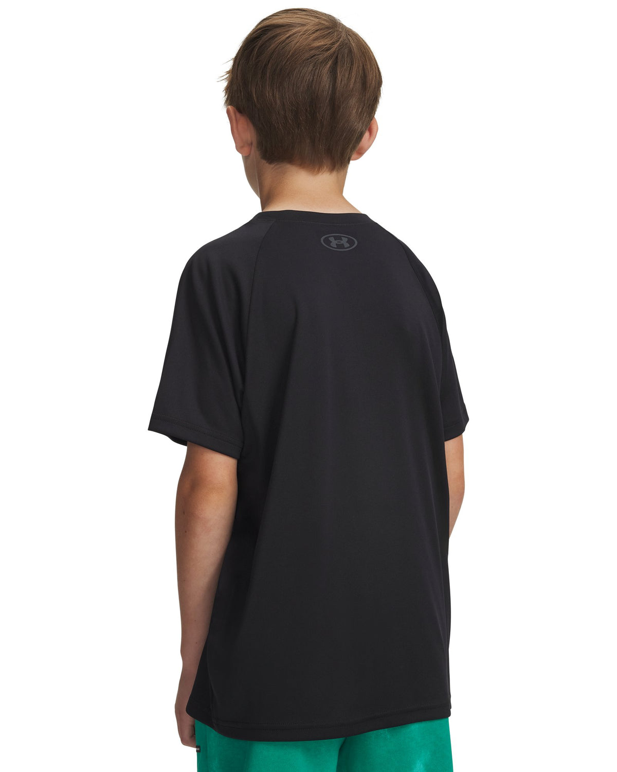 UA Patch Graphic Boys' Short Sleeve - Black
