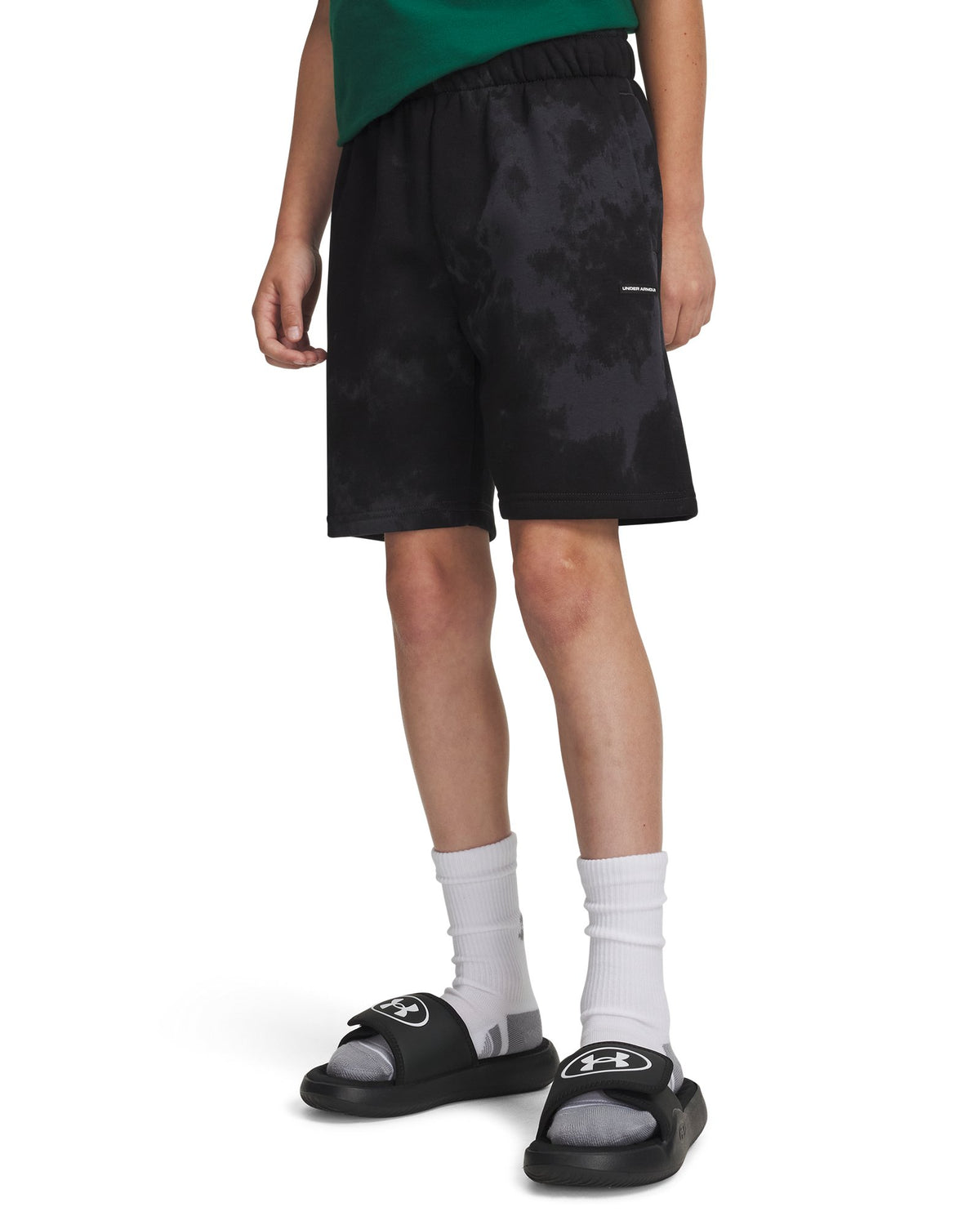 UA Icon Fleece Vintage Boys' Shorts - Black