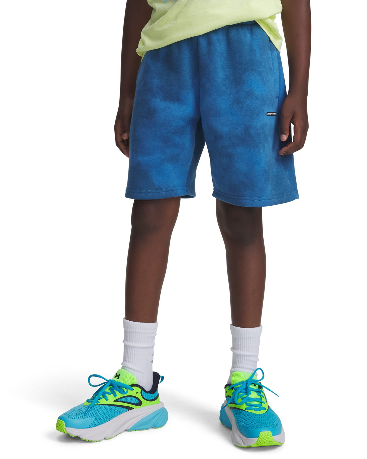 UA Icon Fleece Vintage Boys' Shorts - Blue
