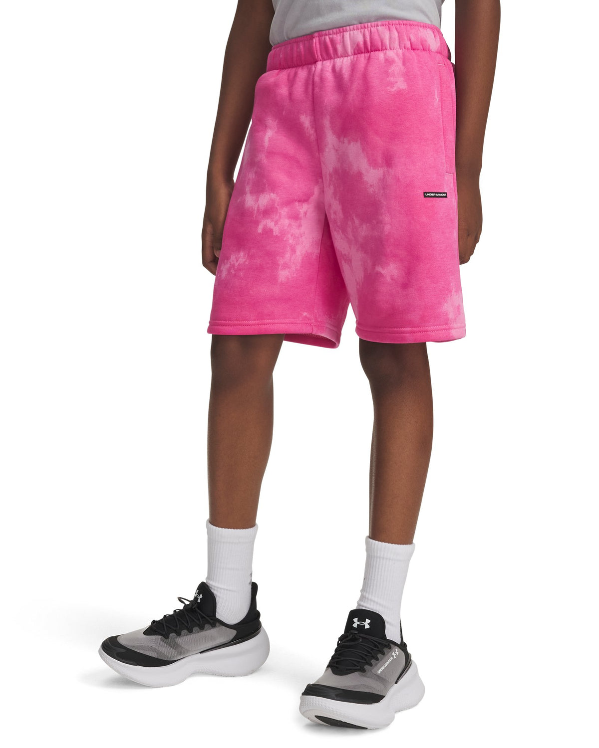 UA Icon Fleece Vintage Boys' Shorts - Pink