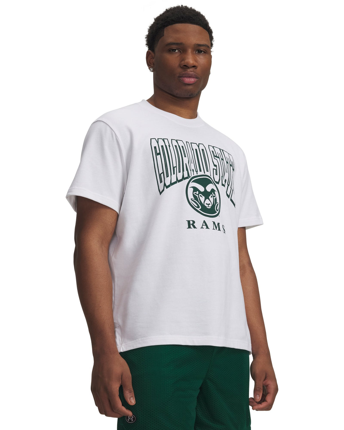 UA Gameday Icon Heavyweight Collegiate Men's T-Shirt - White