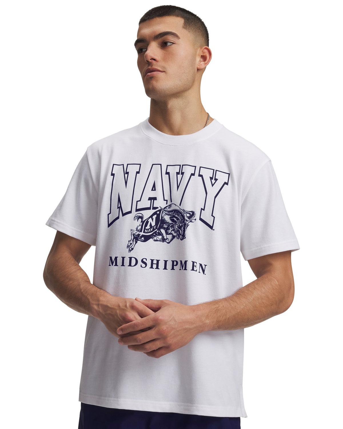 UA Gameday Icon Heavyweight Collegiate Men's T-Shirt - White