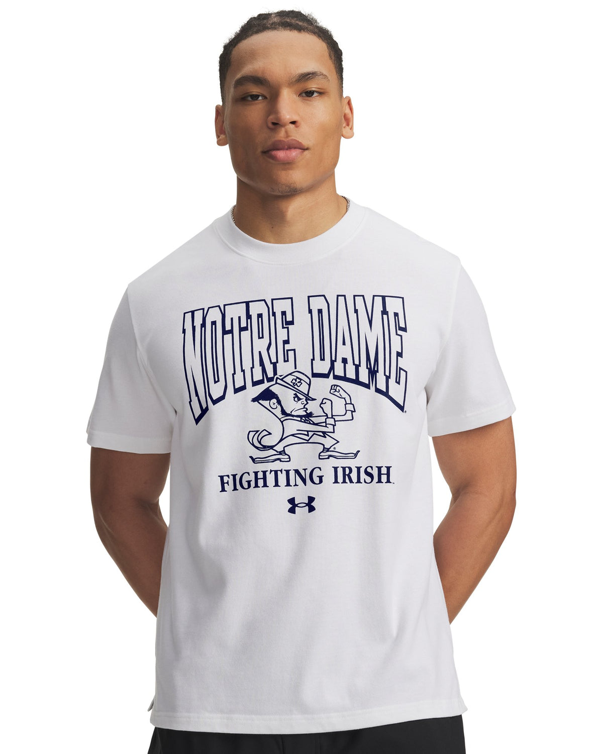UA Gameday Icon Heavyweight Collegiate Men's T-Shirt - White