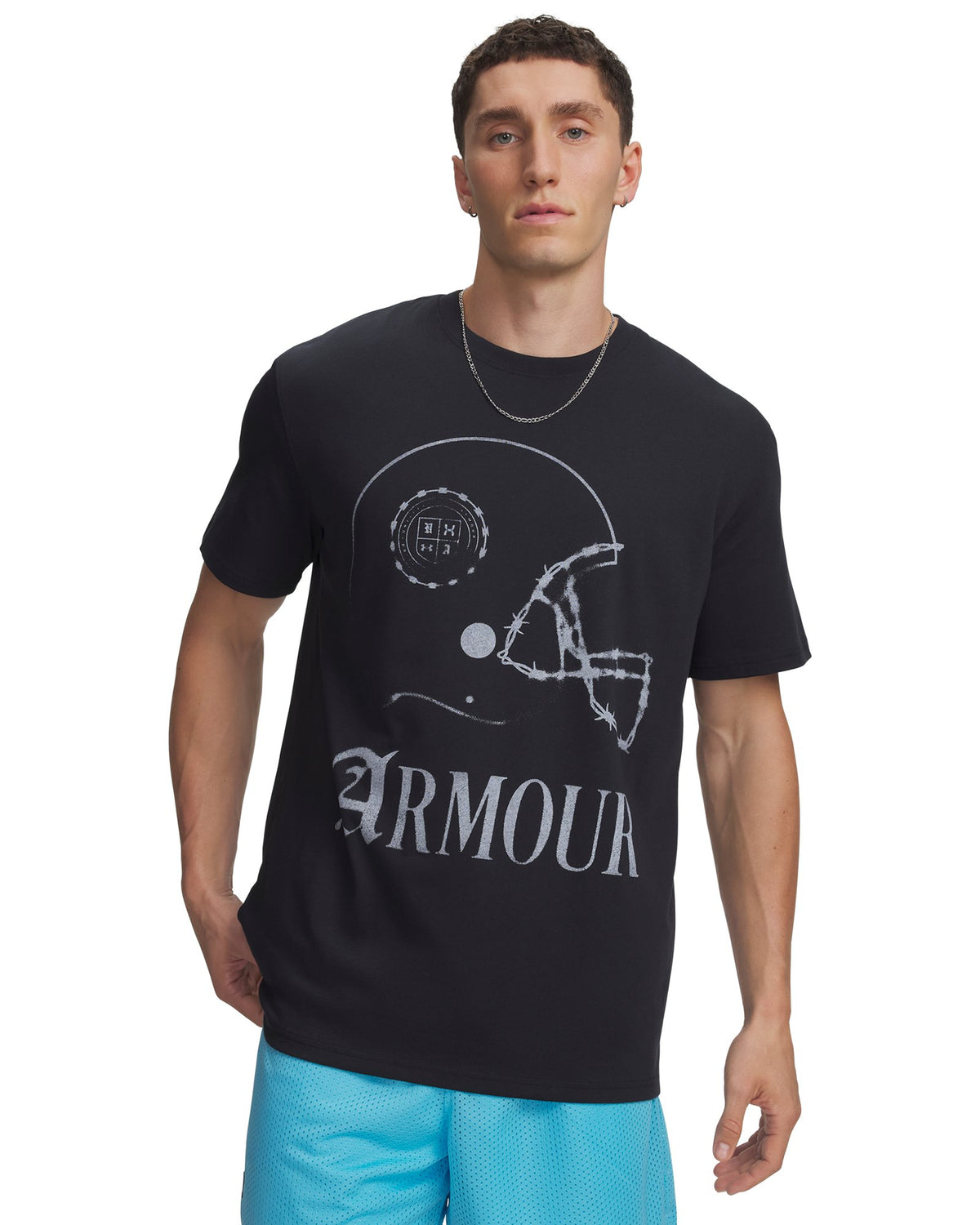 UA Heavyweight Burnout Men's Short Sleeve - Black
