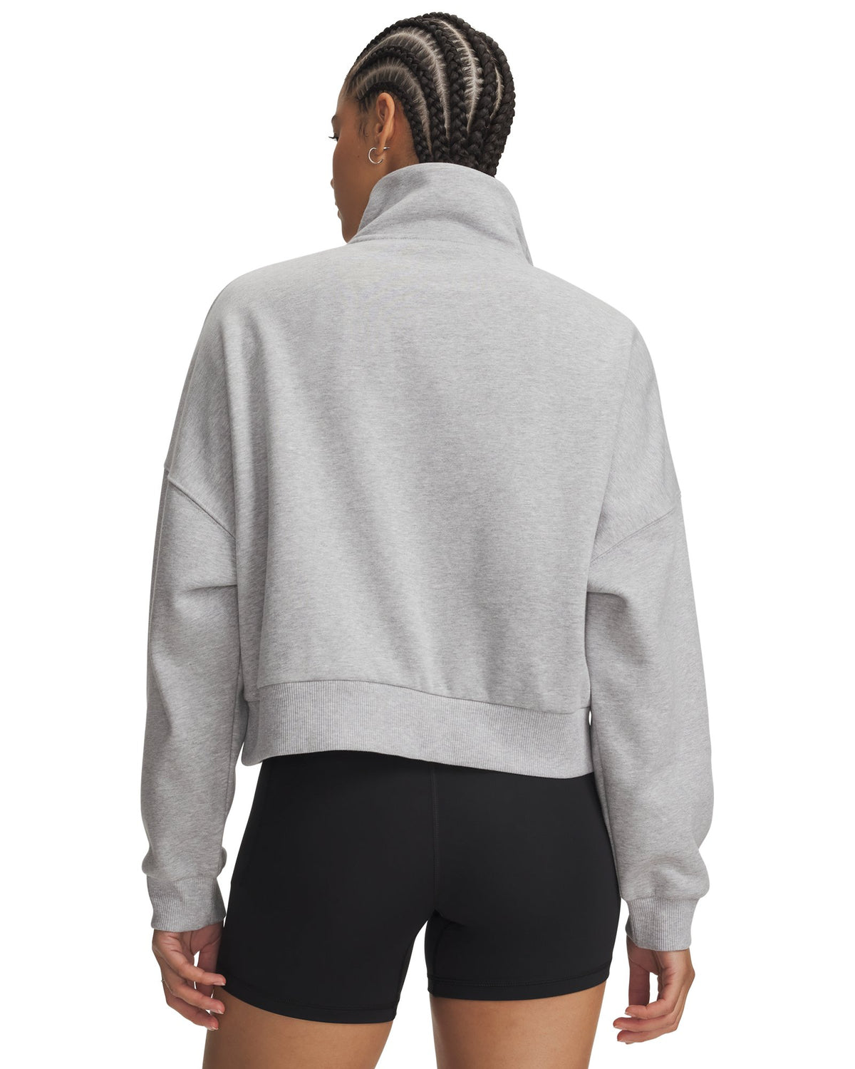 UA Icon Fleece Women's  ½ Zip - Gray