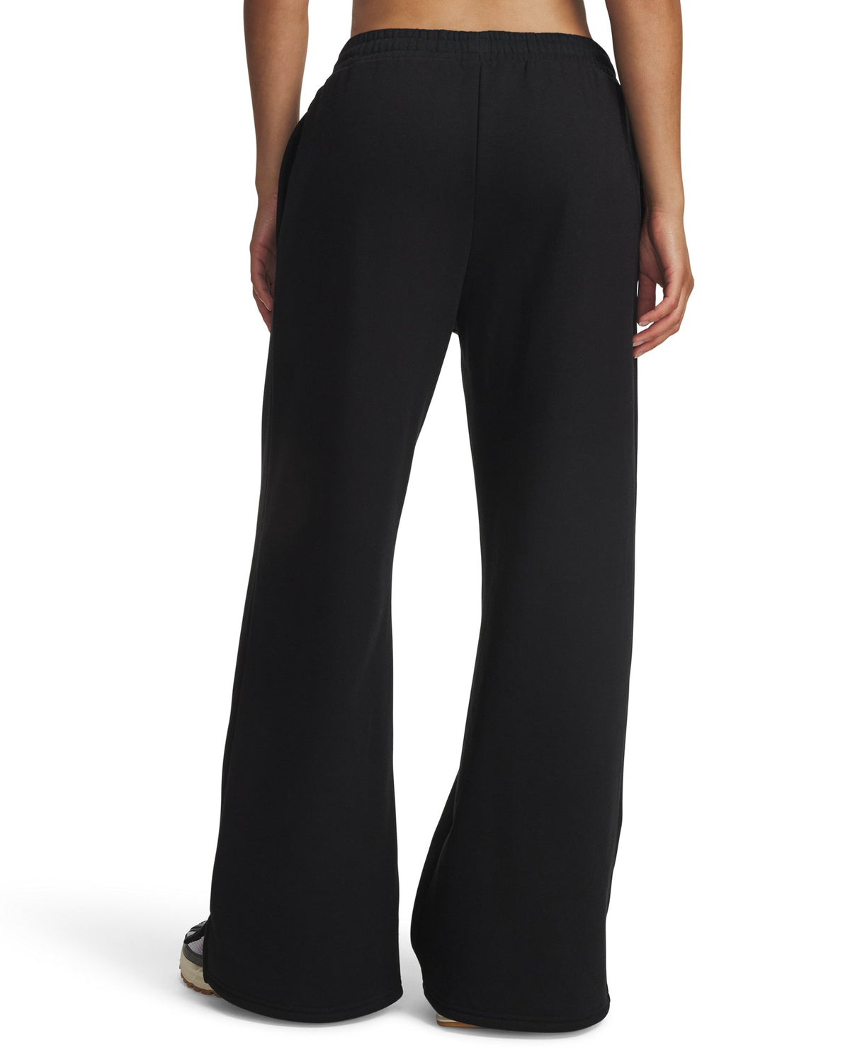 UA Icon Fleece Women's Wide Leg Pants - Black