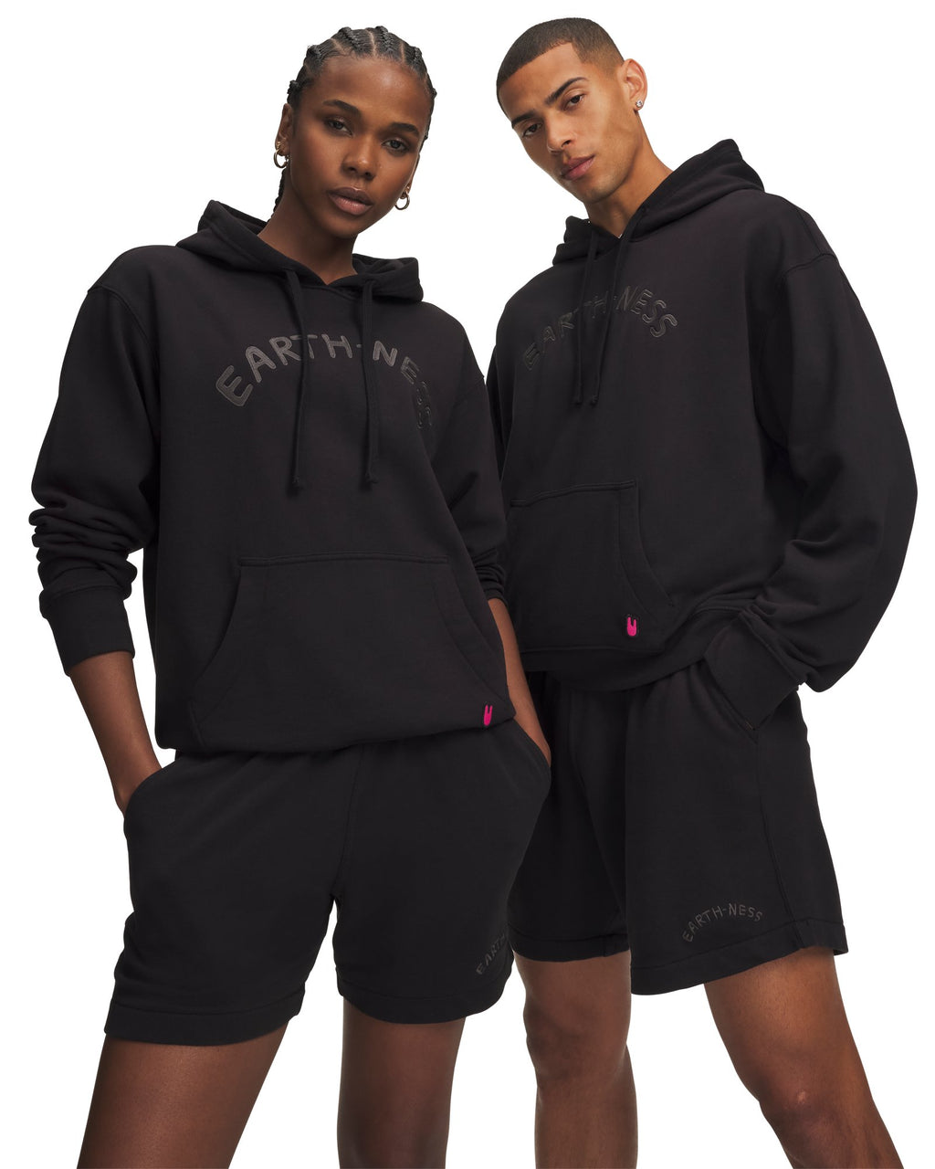 UNLESS Earthness Unisex Hoodie - Black