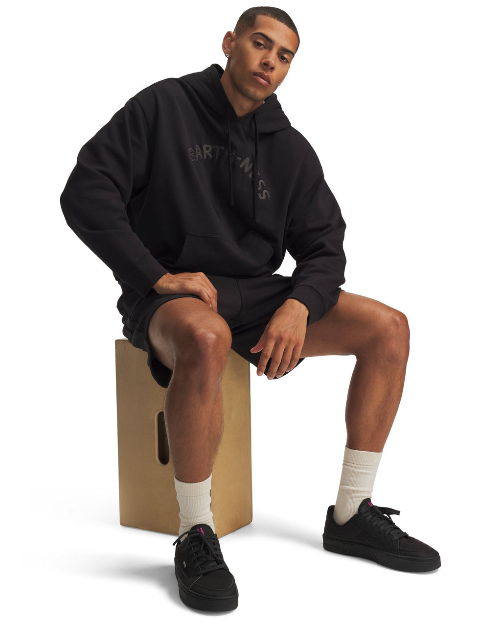 UNLESS Earthness Unisex Hoodie - Black