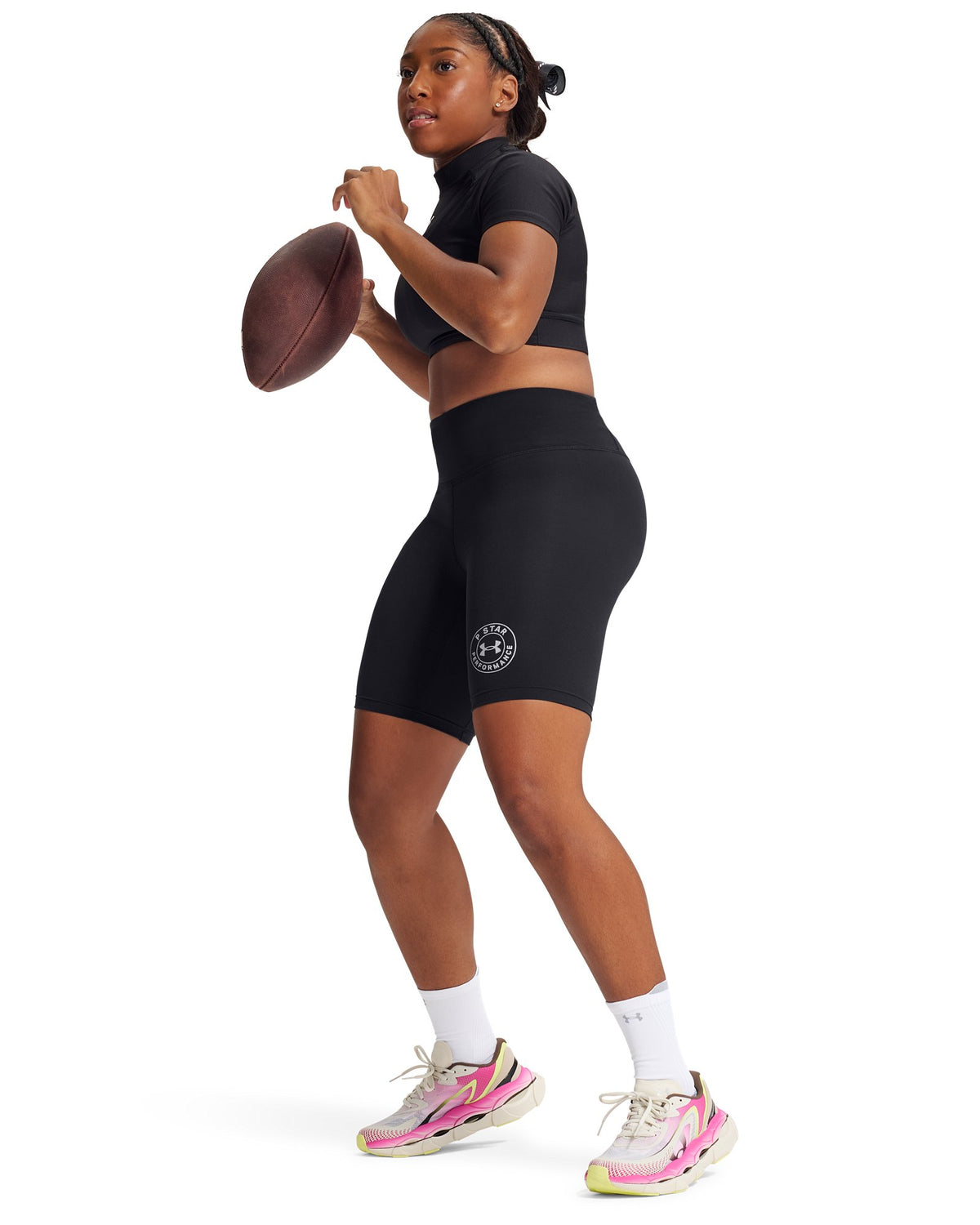 UA x P-Star Performance Women's Bike Shorts - Black
