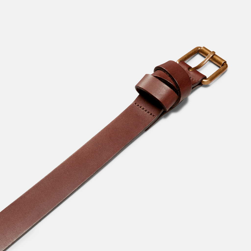 Womens 30mm Wrap Keeper Belt TBL Cognac ALT1
