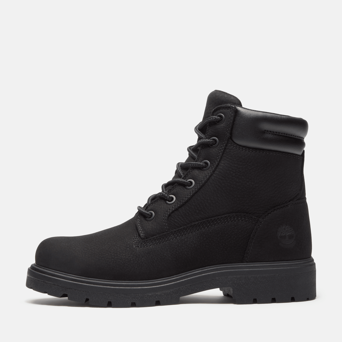 Womens Auburn Falls 6Inch Waterproof Boot TBL Black Nubuck ALT10