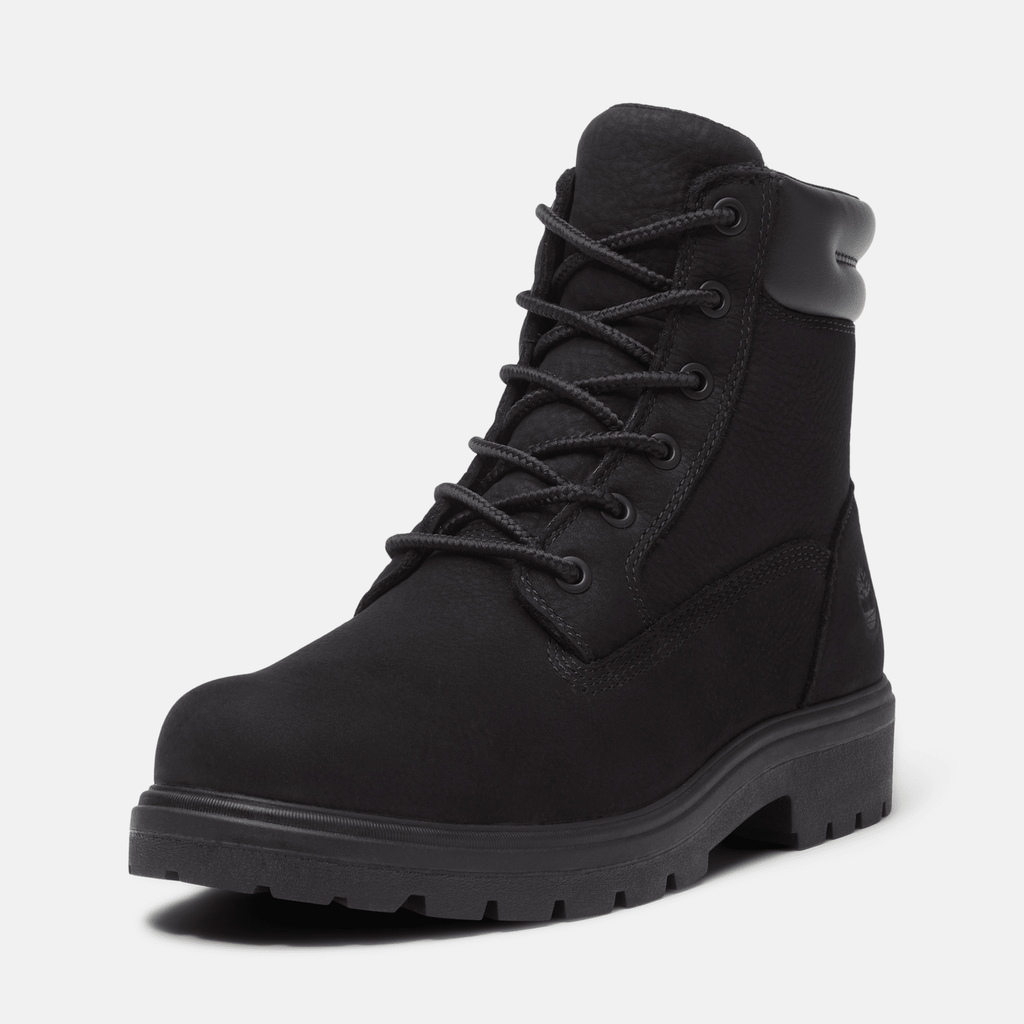 Womens Auburn Falls 6Inch Waterproof Boot TBL Black Nubuck ALT11