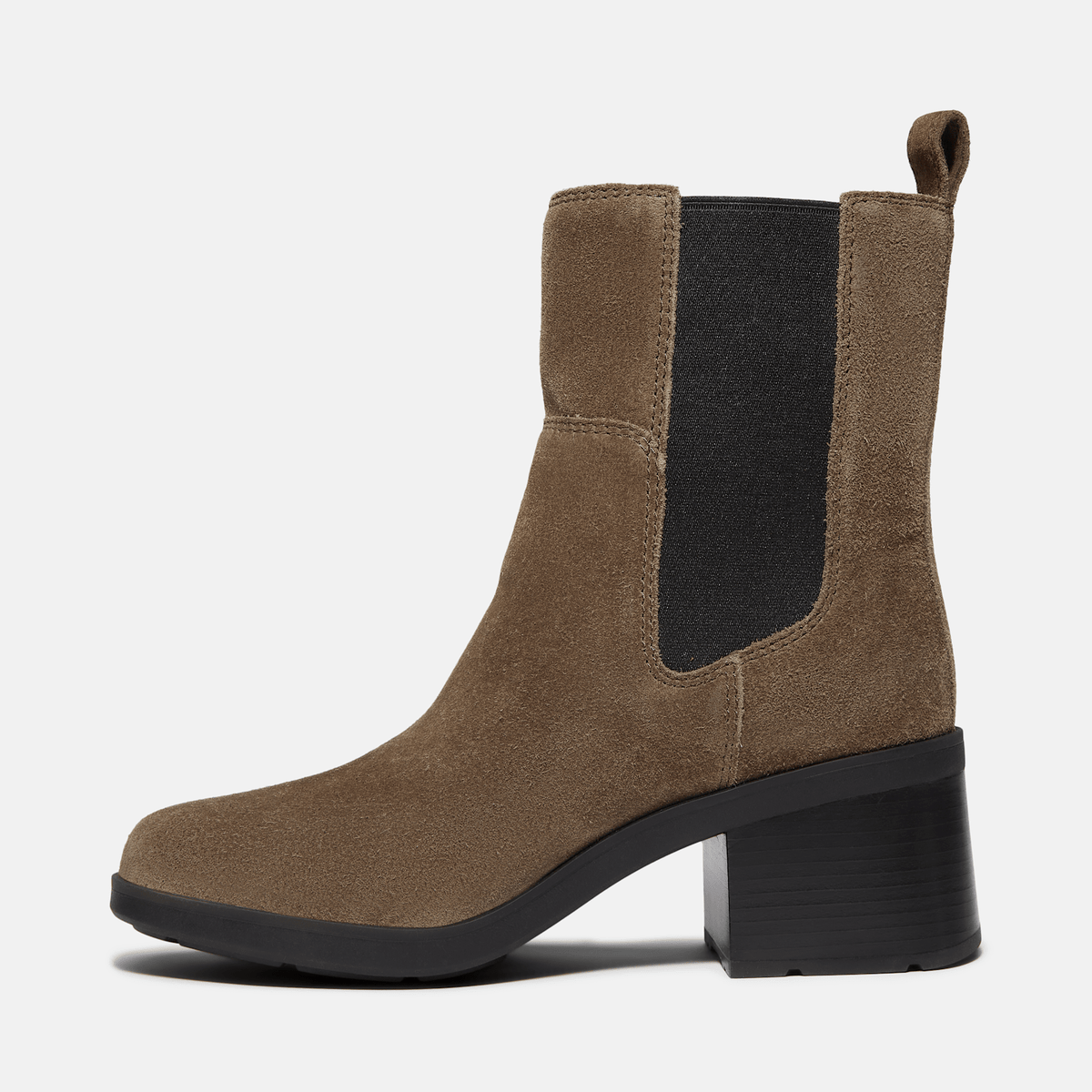 Womens Bellevaux Chelsea Boot TBL Dark Brown SuedeBlack ALT6