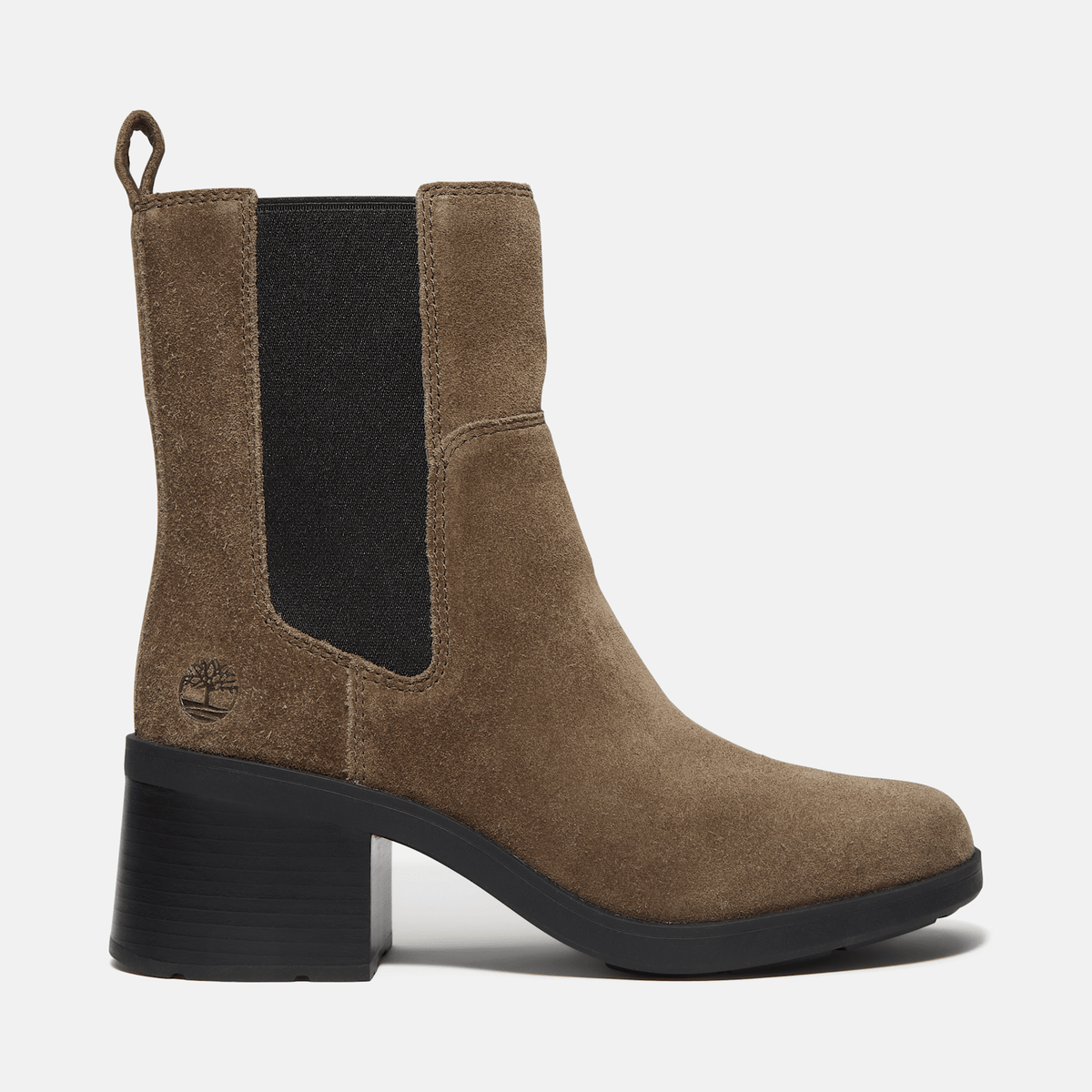 Womens Bellevaux Chelsea Boot TBL Dark Brown SuedeBlack HERO