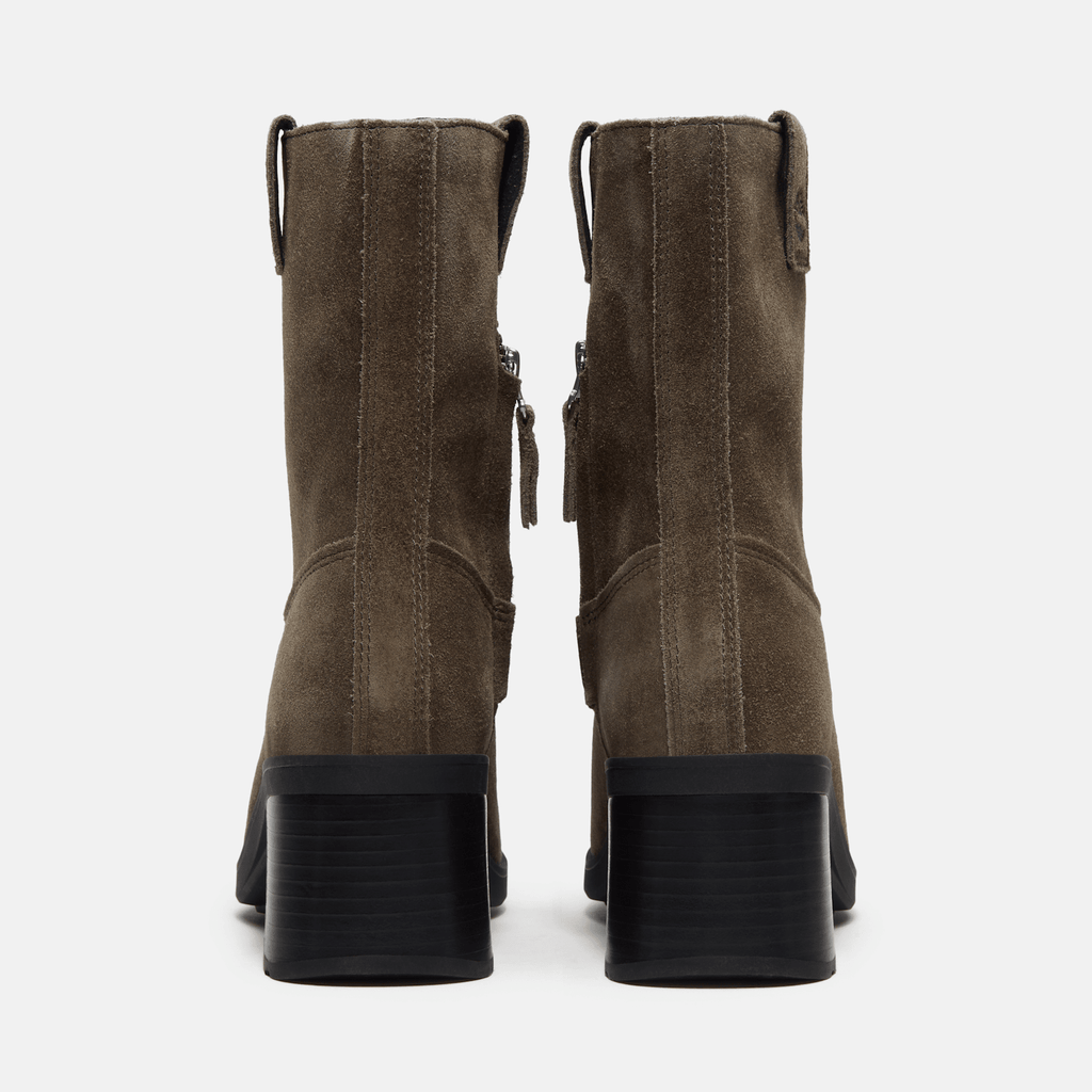 Womens Bellevaux SideZip Boot TBL Dark Brown Suede ALT5