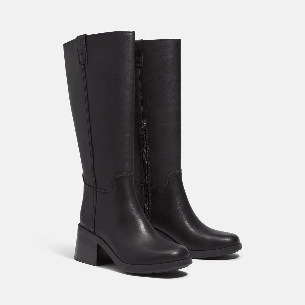 Womens Bellevaux Tall SideZip Boot TBL Black FullGrain ALT4
