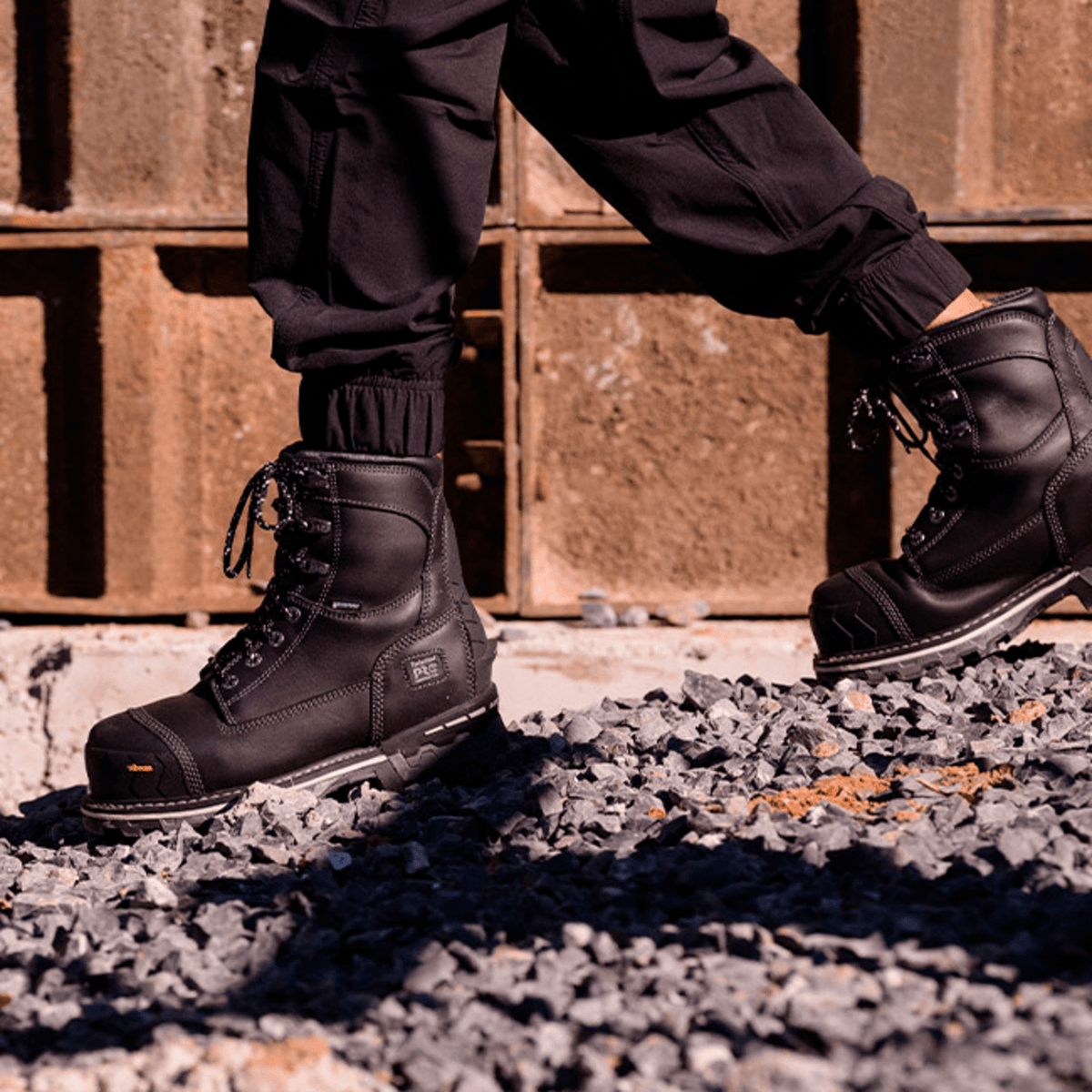 Womens Boondock 8 Composite Toe Waterproof Work Boot TBL BlackGrey ALT7