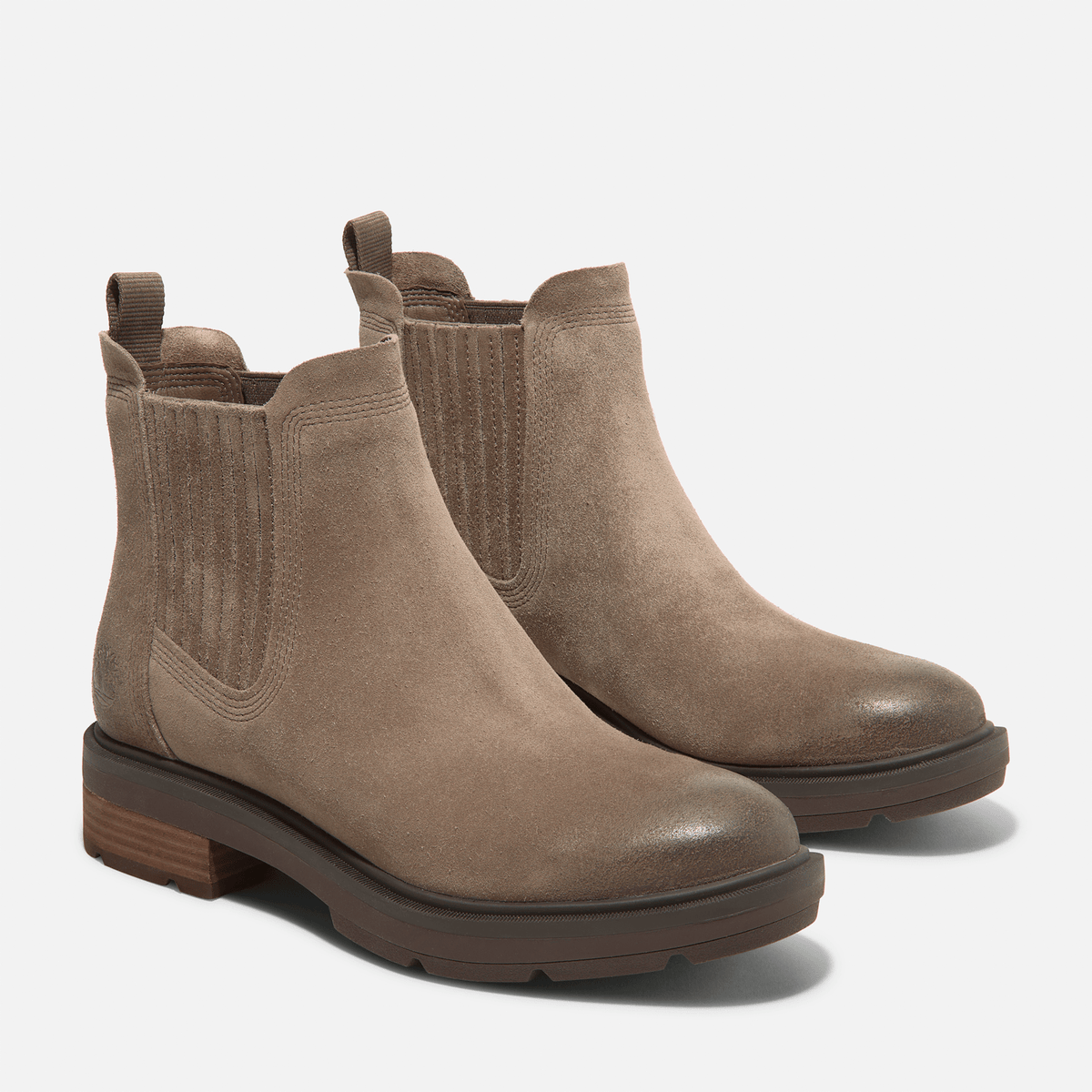 Womens Brimfield Chelsea Boot TBL Brown Suede ALT4