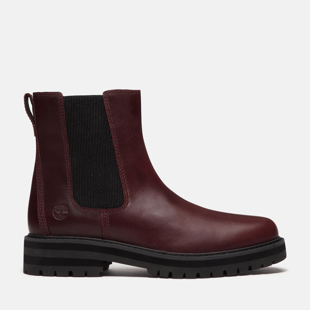 Womens Britton Drive Chelsea Boot TBL Burgundy FullGrain HERO