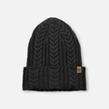 Womens Cable Beanie TBL Black HERO