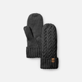Womens Cable Mitten TBL Black HERO