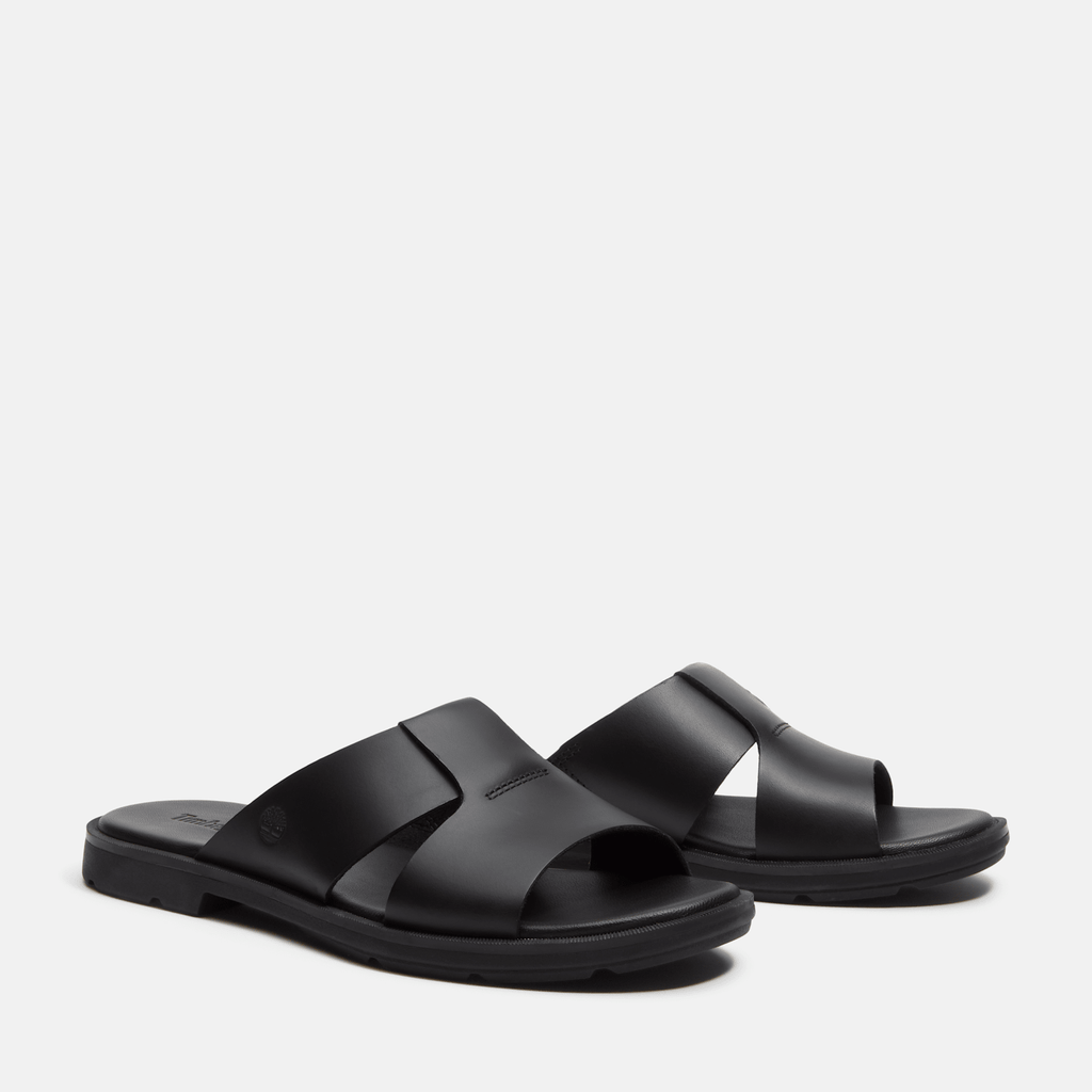 Womens Calista Bay Slide Sandal TBL Black FullGrain ALT4