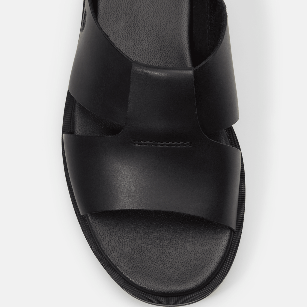 Womens Calista Bay Slide Sandal TBL Black FullGrain ALT7