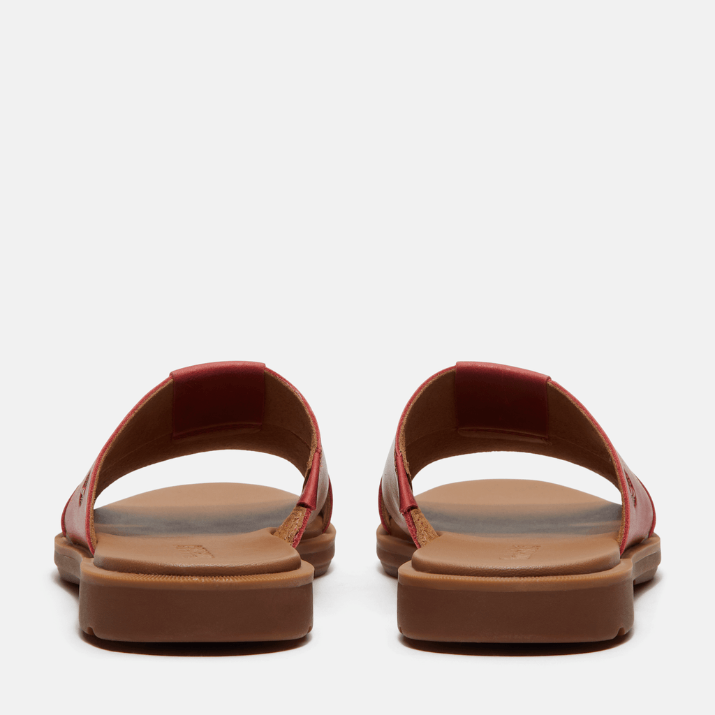 Womens Calista Bay Slide Sandal TBL Red FullGrain ALT5